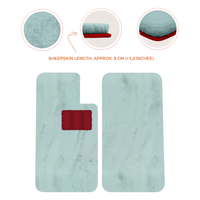 Premium Sheepskin Floor Mats for Aston Martin V8 Virage (1989-1995) Coupe