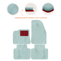 Premium Sheepskin Floor Mats for Porsche 987 Boxster (2005-2012)