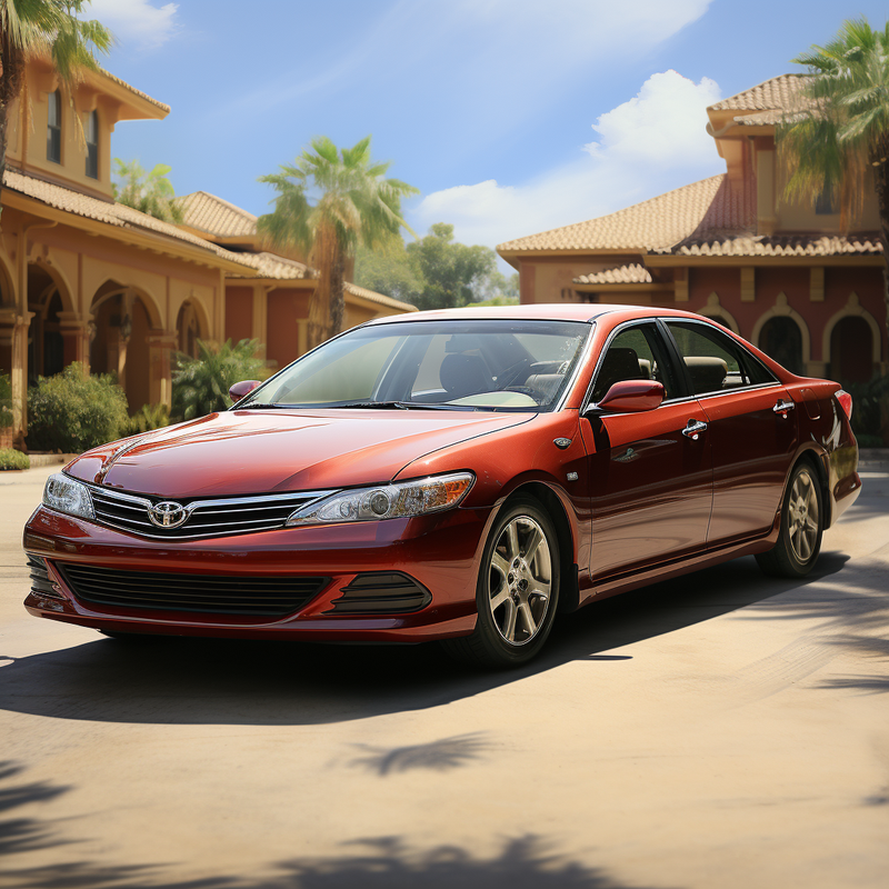 Maßgeschneiderte Fußmatten für Toyota Camry Limousine (1996–2001).