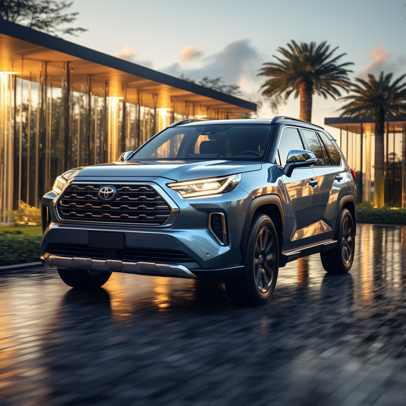 Tappetini Premium Autowin per Toyota Highlander 7 posti (2021-2023)