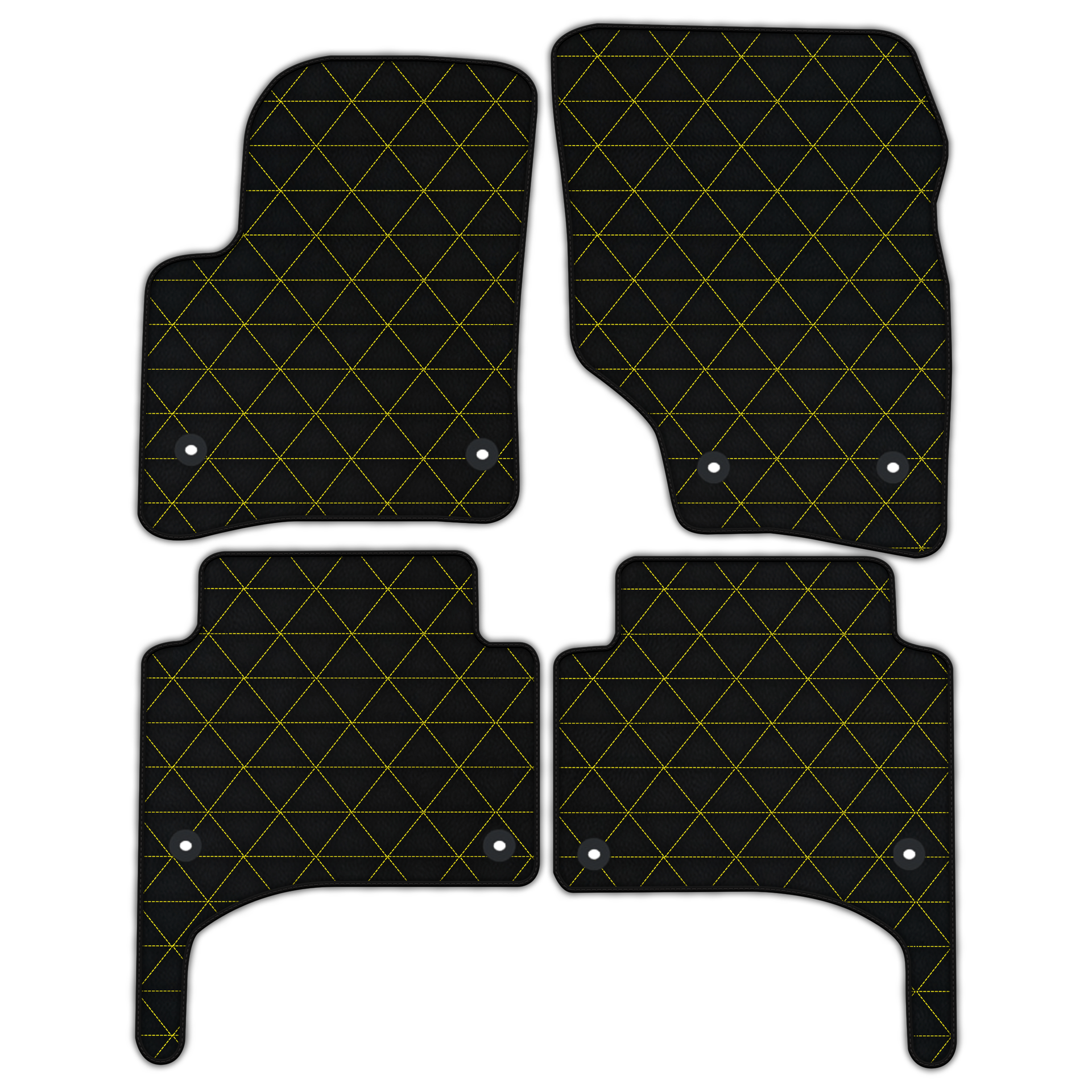 Customizable Leather Floor Mats for Porsche Cayenne (2003-2010)