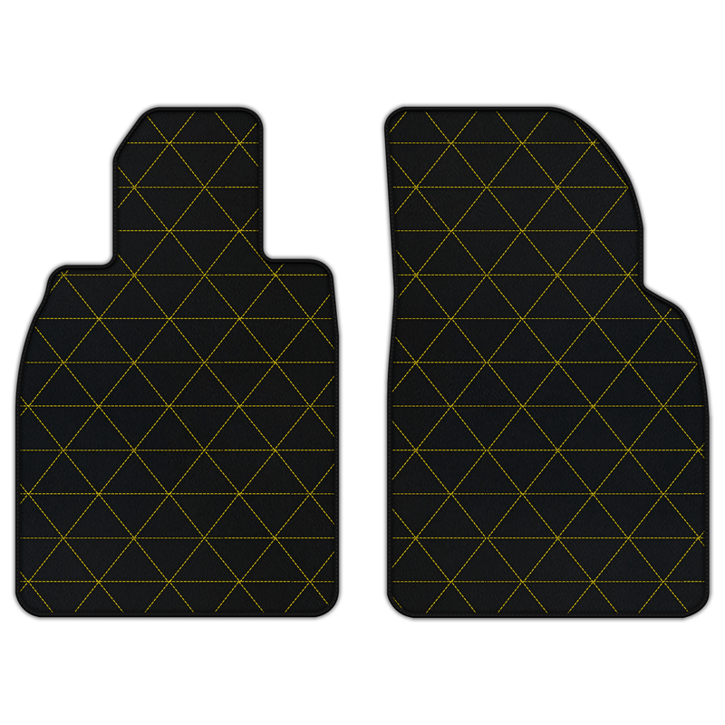Customizable Leather Floor Mats with Triangle Pattern for Porsche 911 GT3 RS (991) 2015–2019