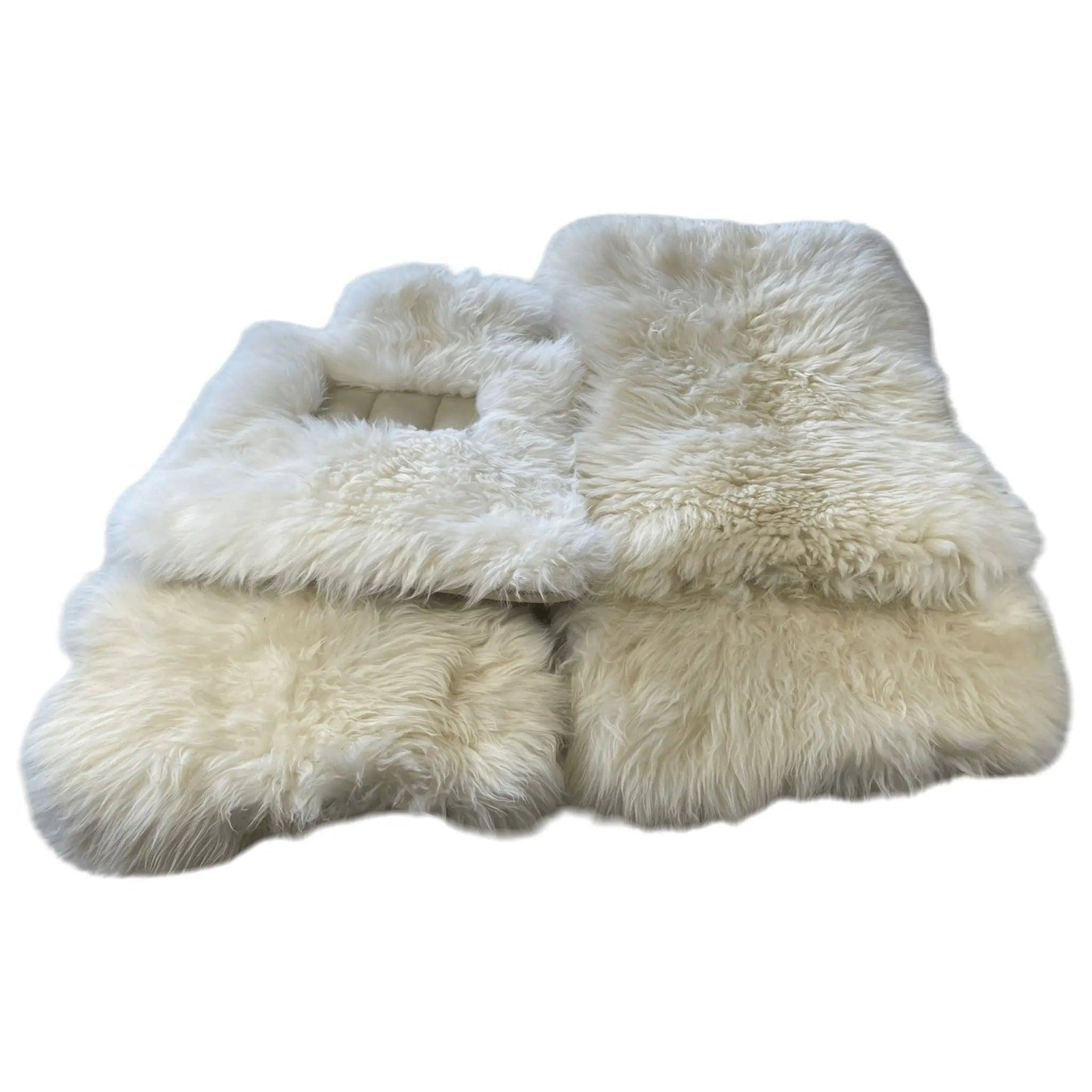 Various Colors of Sheepskin Floor Mats Tailored for the Chrysler 300C (2011-2012) - AutoWin