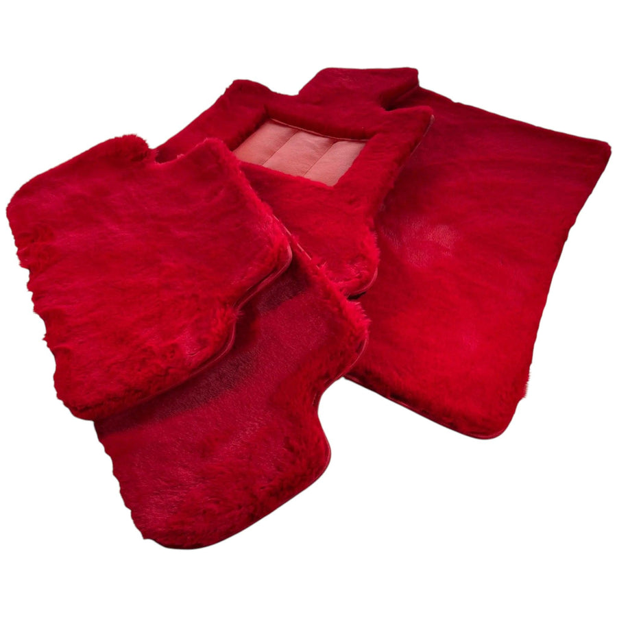 Various Colors of Sheepskin Floor Mats Tailored for the Chrysler PT Cruiser (2001-2010) - AutoWin