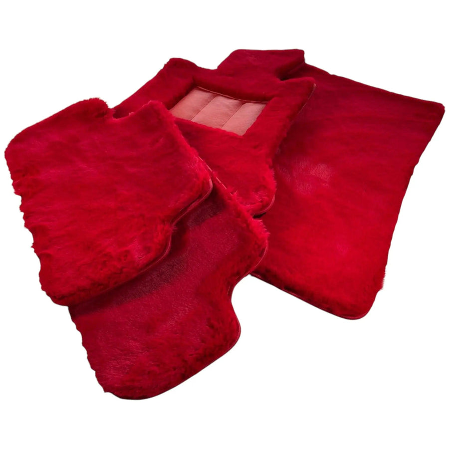 Various Colors of Sheepskin Floor Mats Tailored for the Chrysler PT Cruiser (2001-2010) - AutoWin