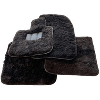 Various Colors of Sheepskin Floor Mats Tailored for the Lexus RZ (2023-2024) - AutoWin