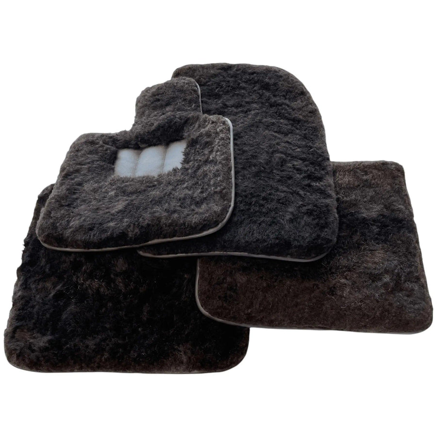 Various Colors of Sheepskin Floor Mats Tailored for the Lexus RZ (2023-2024) - AutoWin