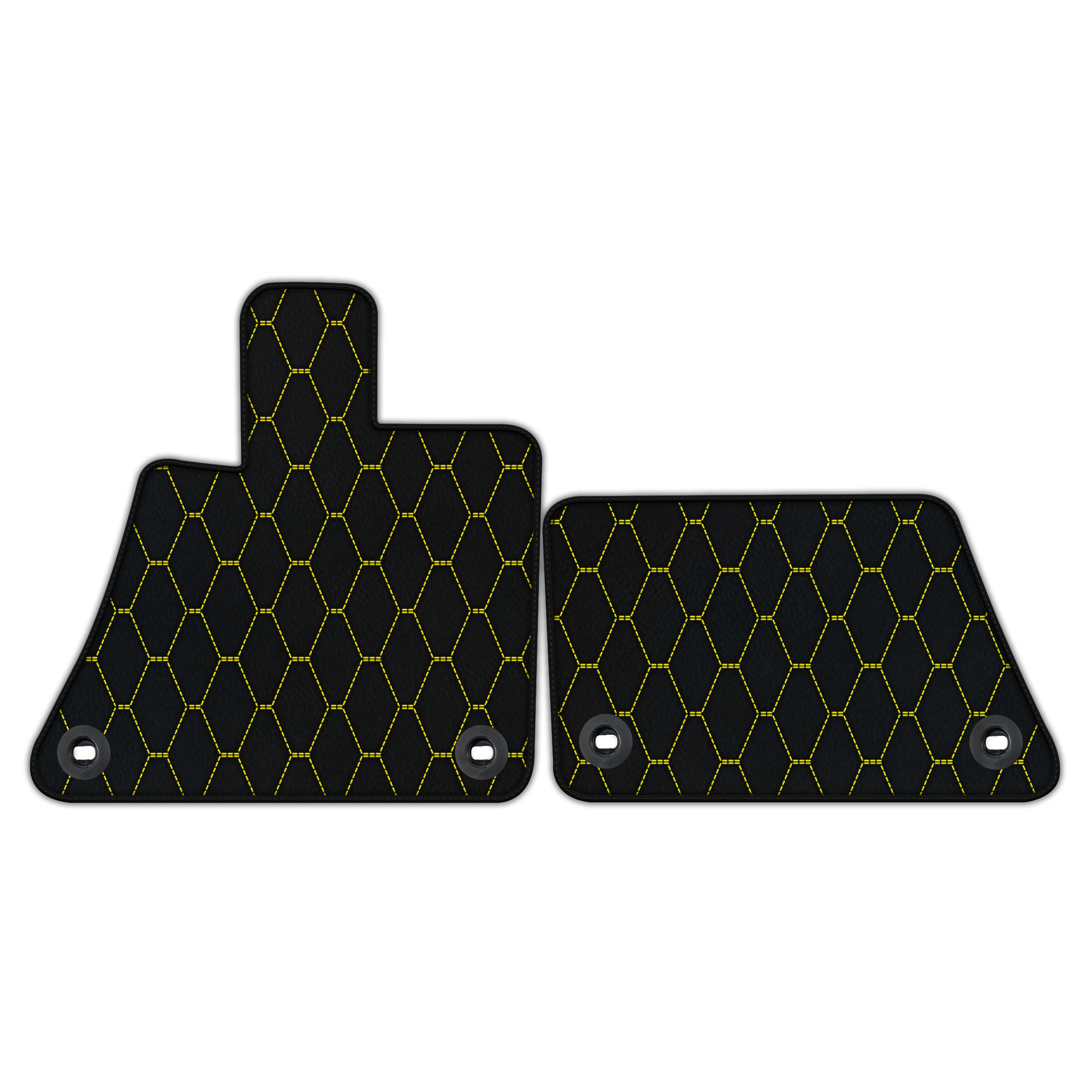 Customizable Leather Triangle Floor Mats for Bugatti Veyron 2005-2015