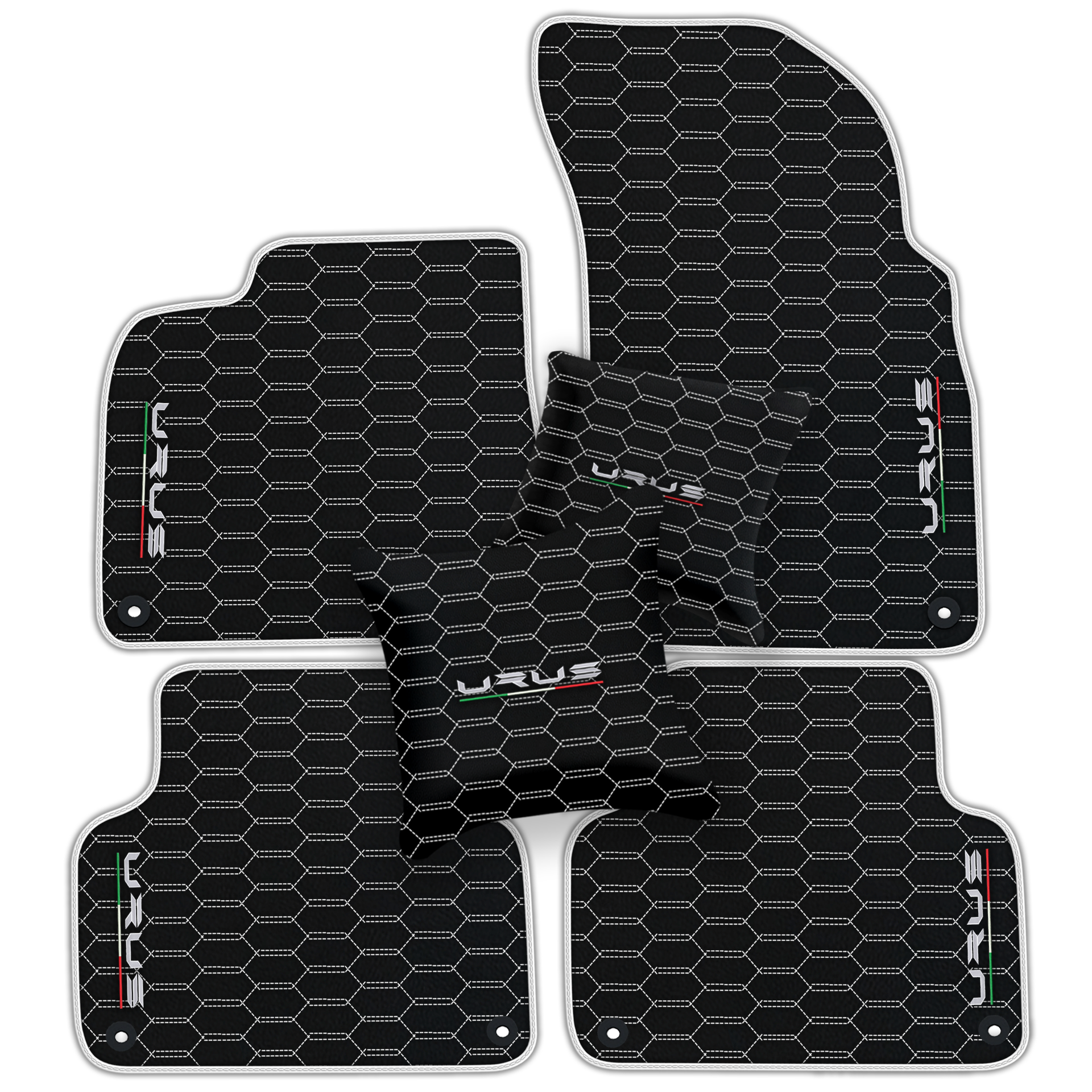 Tapis de voiture personnalisables pour Lamborghini Urus en bleu foncé - AutoWin.EU