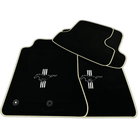 Black Floor Mats for Ford Mustang GT500 Shelby (2015-2021) with Pony | Various Trim Colors