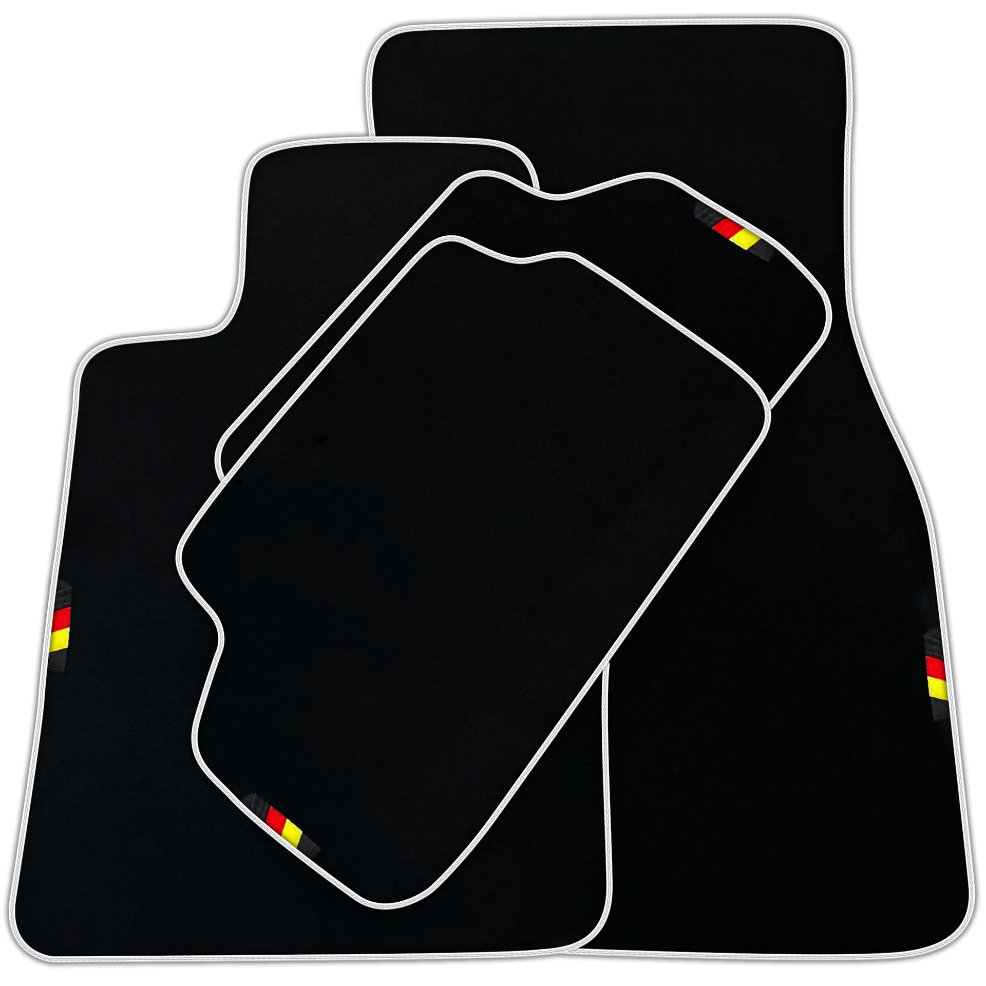 Black Floor Mats For BMW 3 Series F30 Germany Edition | Various Trim Colors