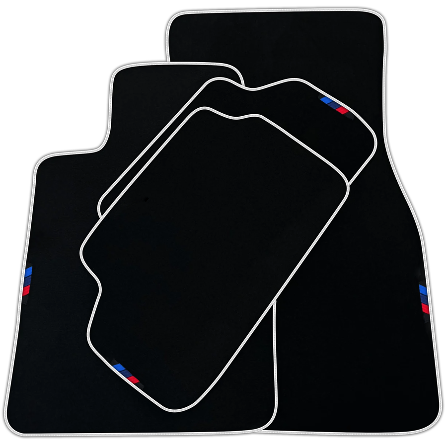 Black Mats For BMW Gran Tourer F46 (2015-2022) 7 Seats | Orange Trim | Various Trim Colors