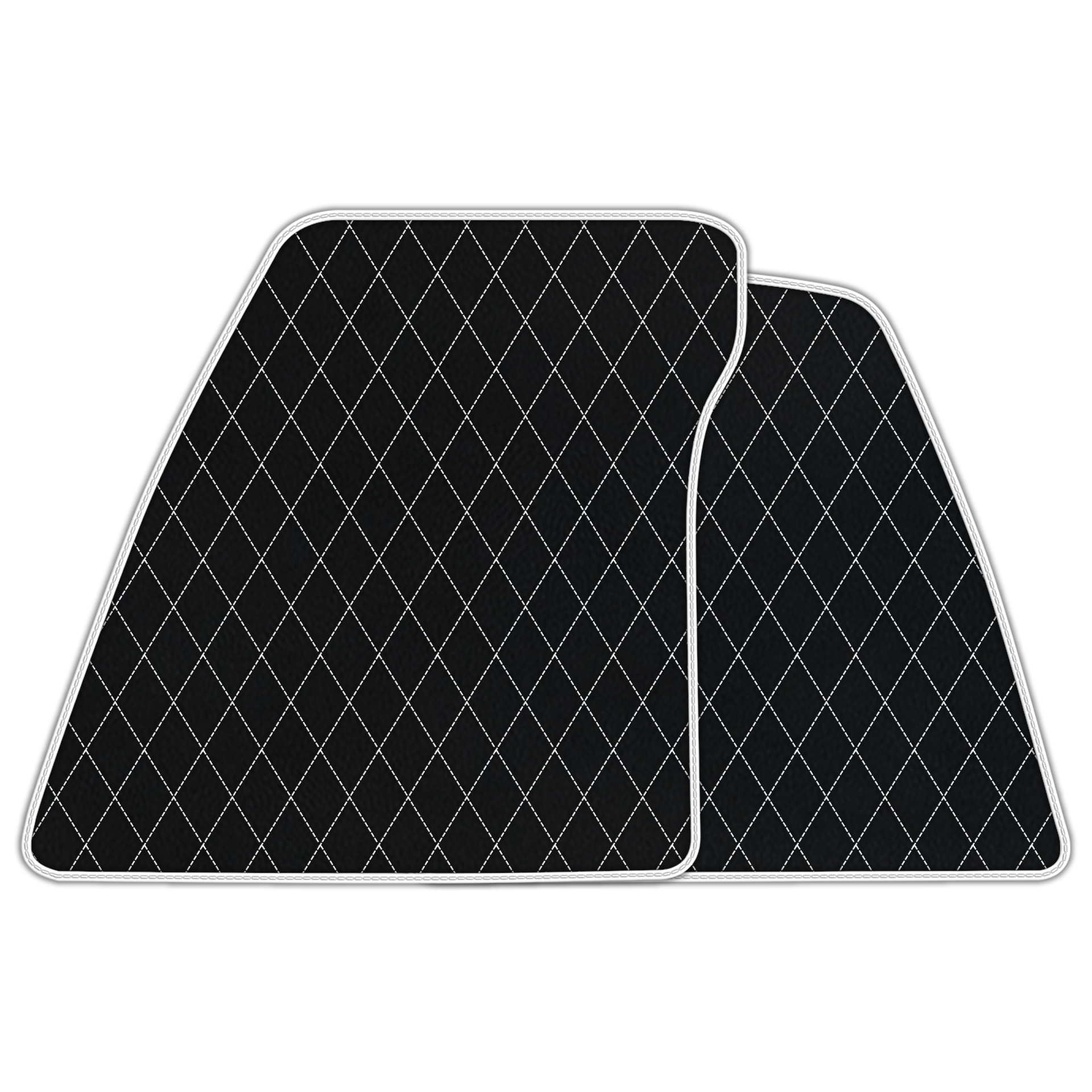 Black Leather Floor Mats for Bentley Mulsanne (2010-2020) | AW1 Design