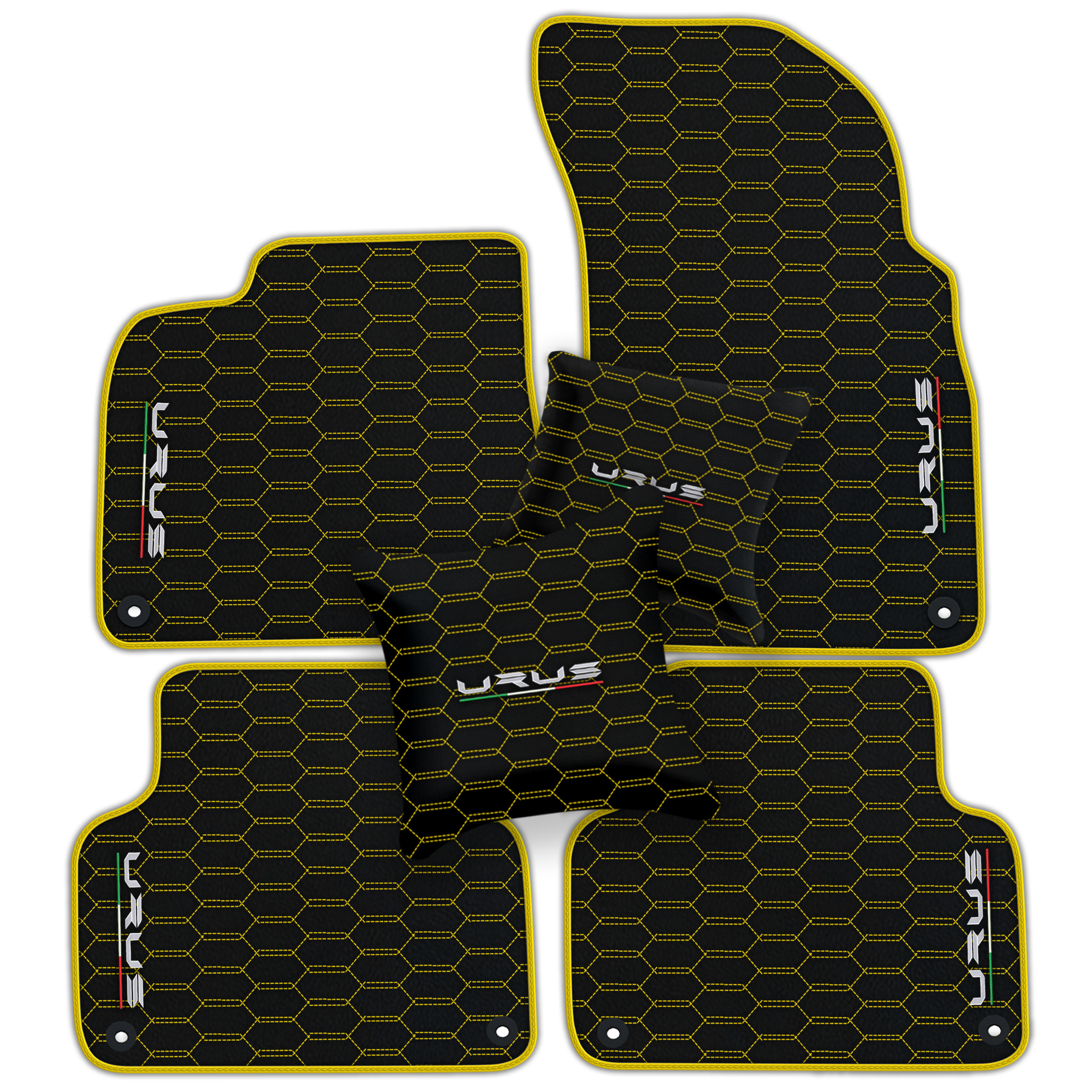 Tapis de voiture personnalisables pour Lamborghini Urus en bleu foncé - AutoWin.EU