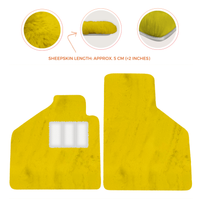 Premium Sheepskin Floor Mats for Lamborghini Aventador (2012-2022)