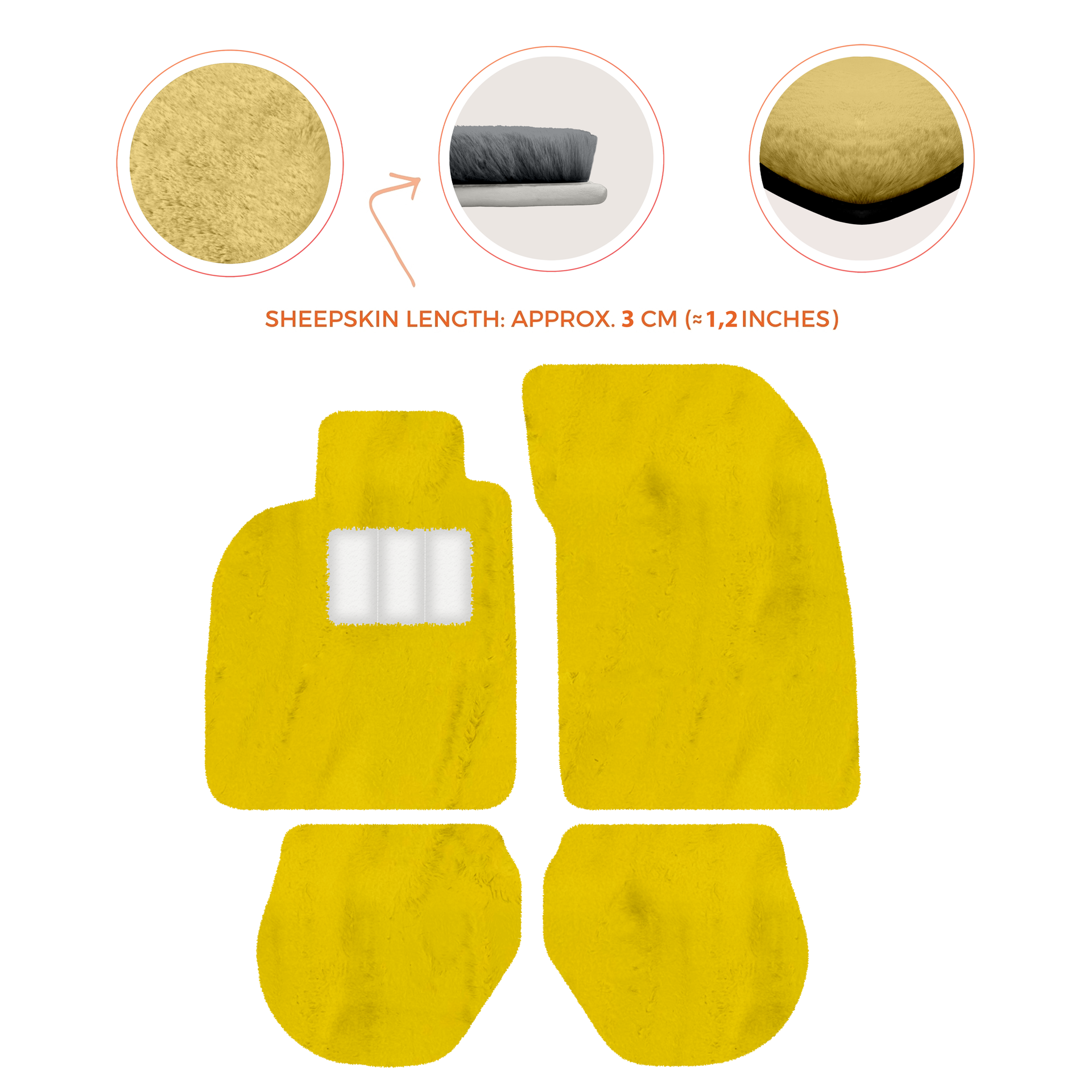 Tappetini auto in pelle personalizzabili con motivo a righe per Porsche 911 - 993 (1994-1998) - AutoWin