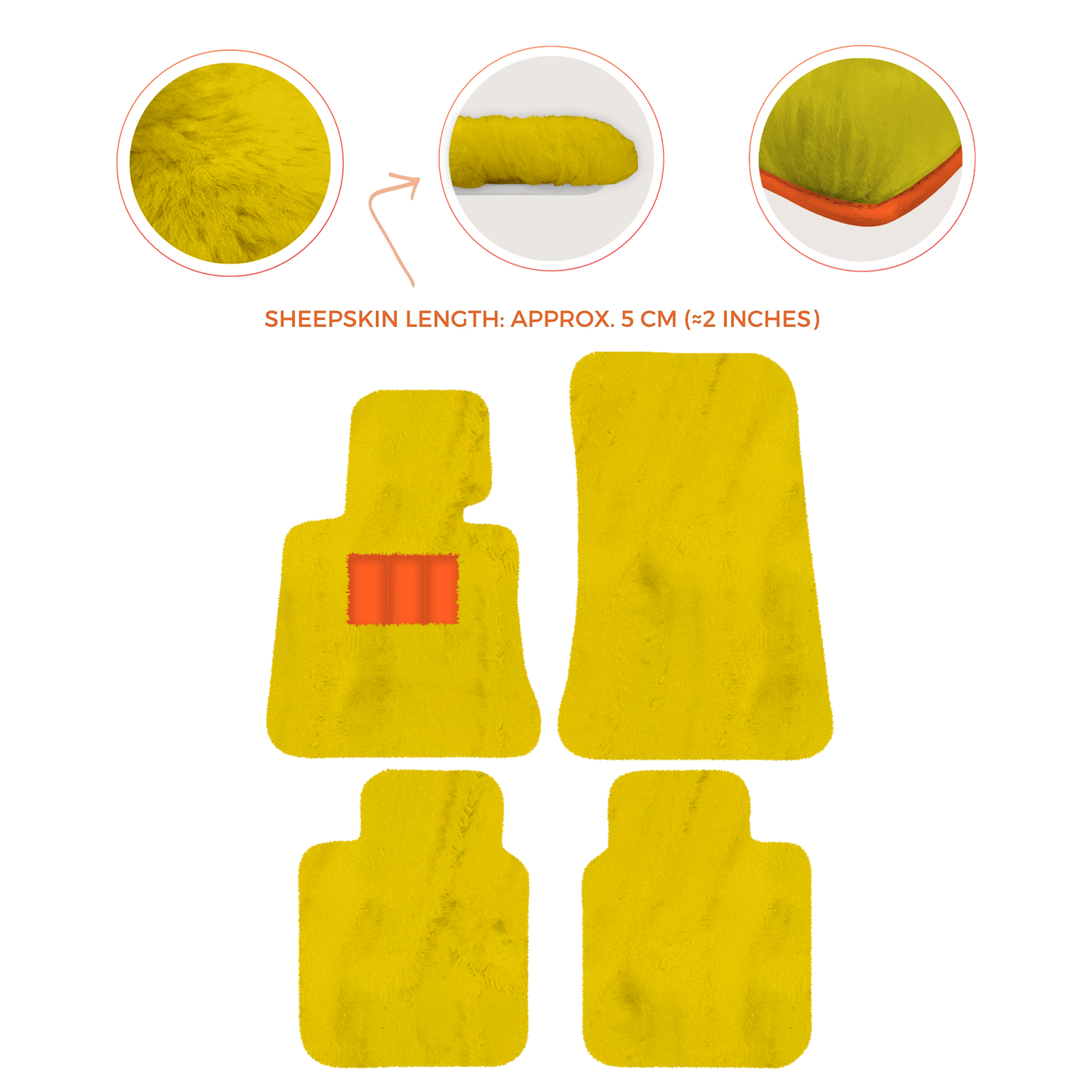 Luxury Sheepskin Floor Mats for Rolls-Royce Ghost Series I (2010-2014)