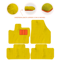 Premium Sheepskin Floor Mats for 2003-2007 Land Rover Freelander