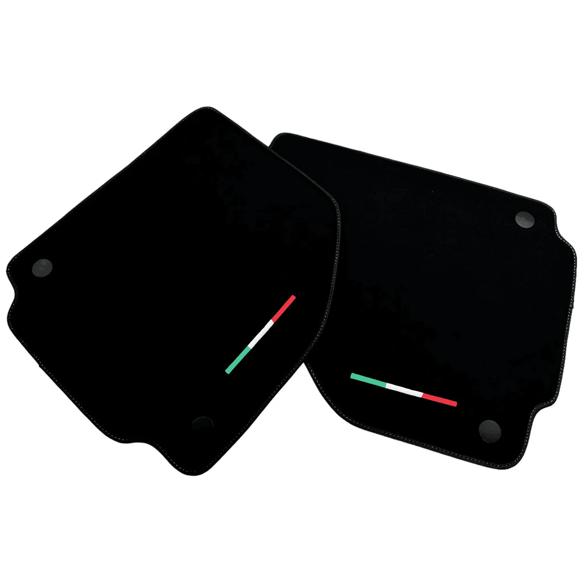 Alcantara Black Floor Mats For Ferrari 458 Italia (2009-2015) Yellow