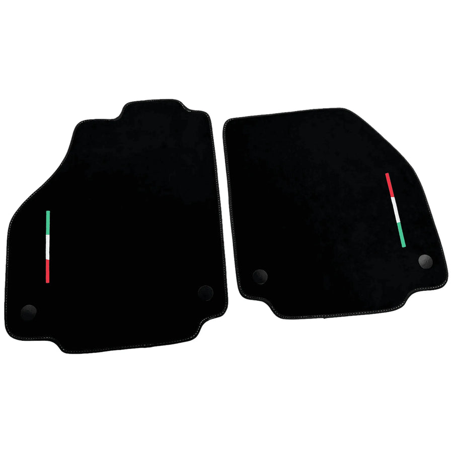 Alcantara Black Floor Mats For Ferrari 458 Spider (2012-2015) Italian Edition