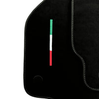 Alcantara Black Floor Mats For Ferrari 458 Spider (2012-2015) Italian Edition