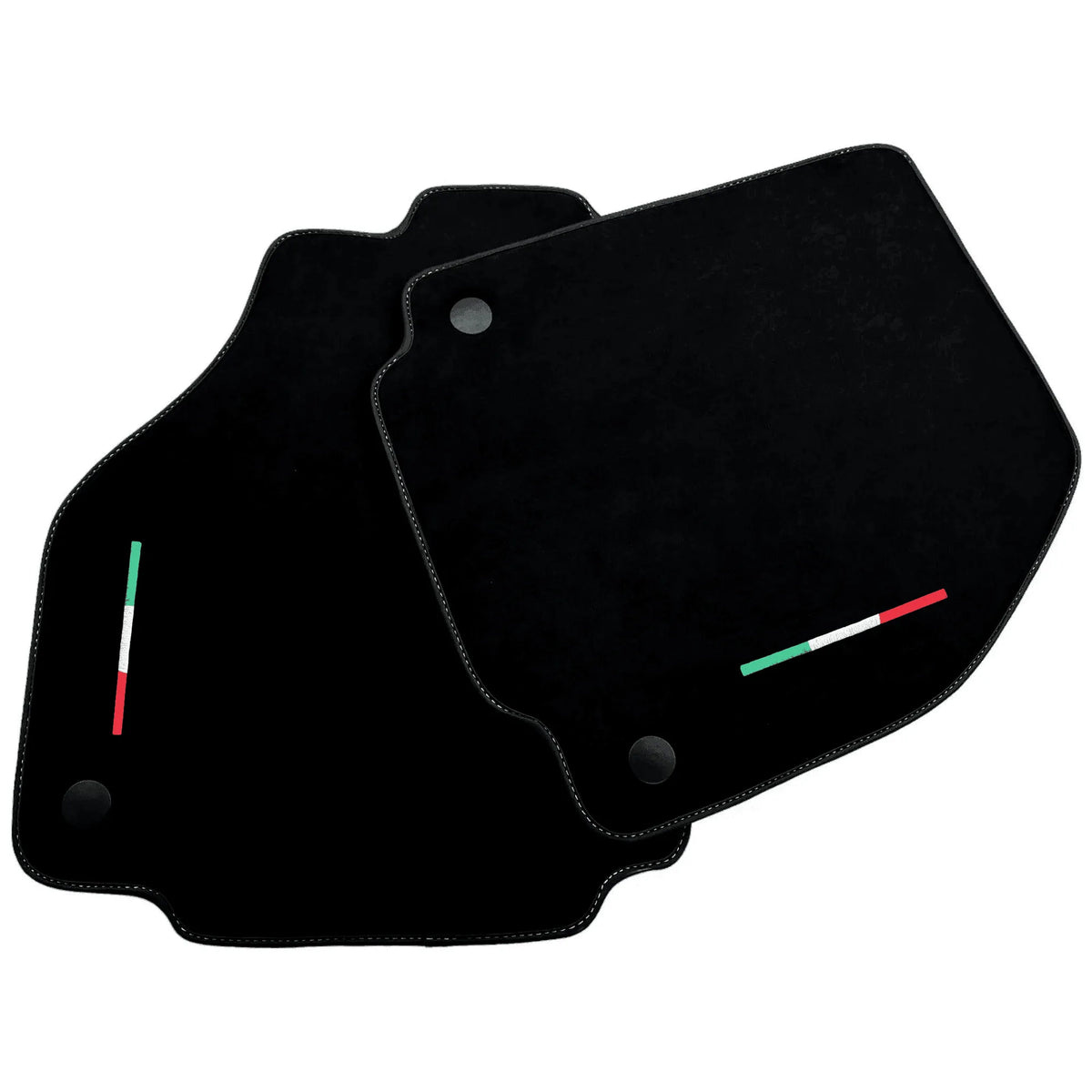Alcantara Black Floor Mats For Ferrari 458 Spider (2012-2015) Italian Edition