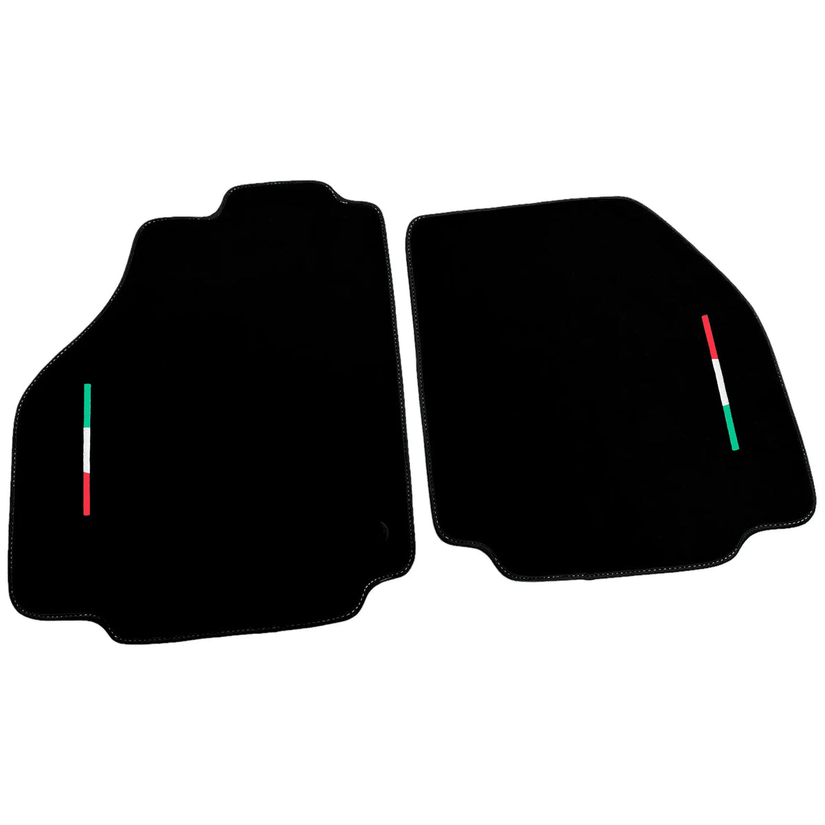 Alcantara Black Floor Mats For Ferrari 488 Pista Spider (2019-2021) Italian Edition