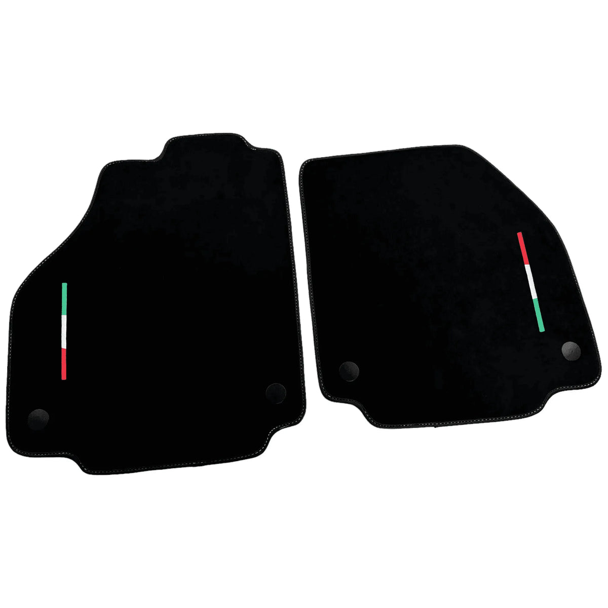 Alcantara Black Floor Mats For Ferrari 488 Spider (2016-2022) Italian Edition