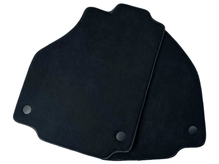Alcantara Floor Mats for Ferrari 488 Spider 2016-2022 Yellow Sewing - AutoWin