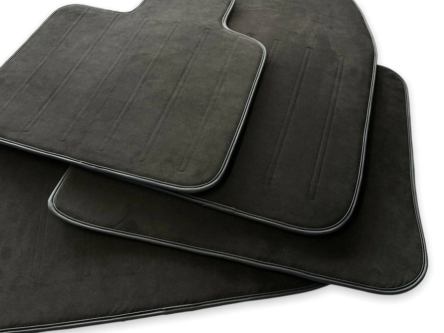 Alcantara Floor Mats For Rolls Royce Black Badge Ghost Series II (2021-2024) - AutoWin