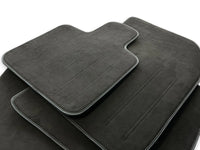 Alcantara Floor Mats For Rolls Royce Black Badge Ghost Series II (2021-2024) - AutoWin
