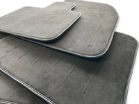 Alcantara Floor Mats For Rolls Royce Black Badge Ghost Series II (2021-2024) - AutoWin