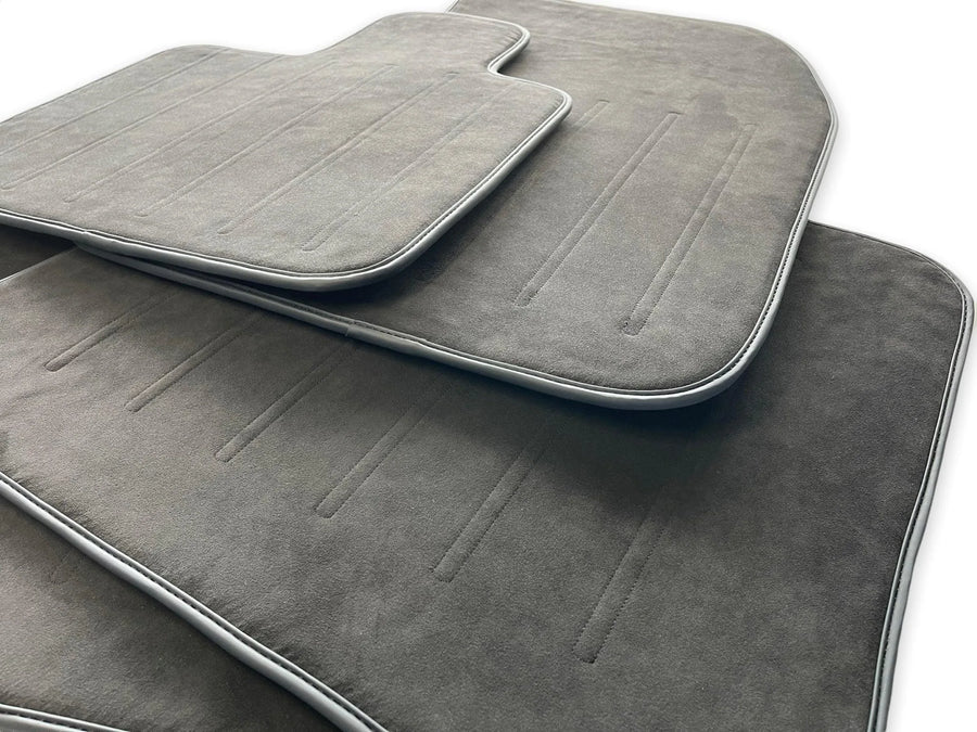 Alcantara Floor Mats For Rolls Royce Black Badge Ghost Series II (2021-2024) - AutoWin