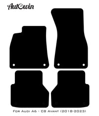 Beige Floor Mats for A6 - C8 Avant (2018-2023) | ER56 Design - AutoWin