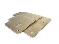 Beige Floor Mats for Audi A6 - C6 Sedan Facelift (2008-2011) | ER56 Design - AutoWin