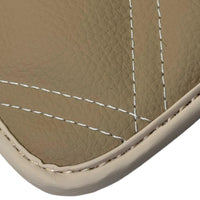 Beige Floor Mats for Bentley Continental GT (2003–2011) with Leather | ER56 Design - AutoWin