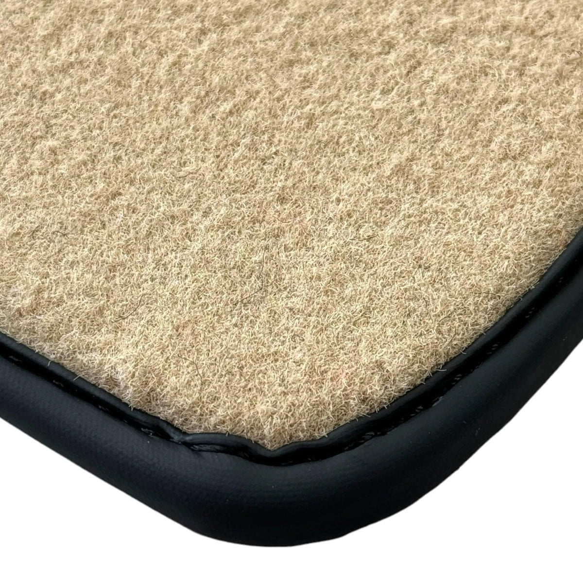 Beige Floor Mats for Ferrari 296 GTS (2022-2027) with Leather - AutoWin