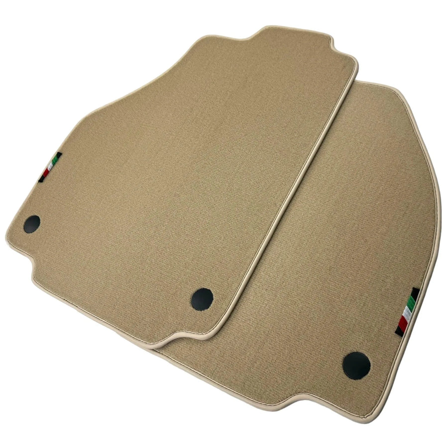 Beige Floor Mats for Ferrari 458 Italia (2009-2015) | Italian Edition