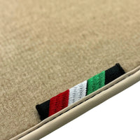 Beige Floor Mats for Ferrari 458 Italia (2009-2015) | Italian Edition