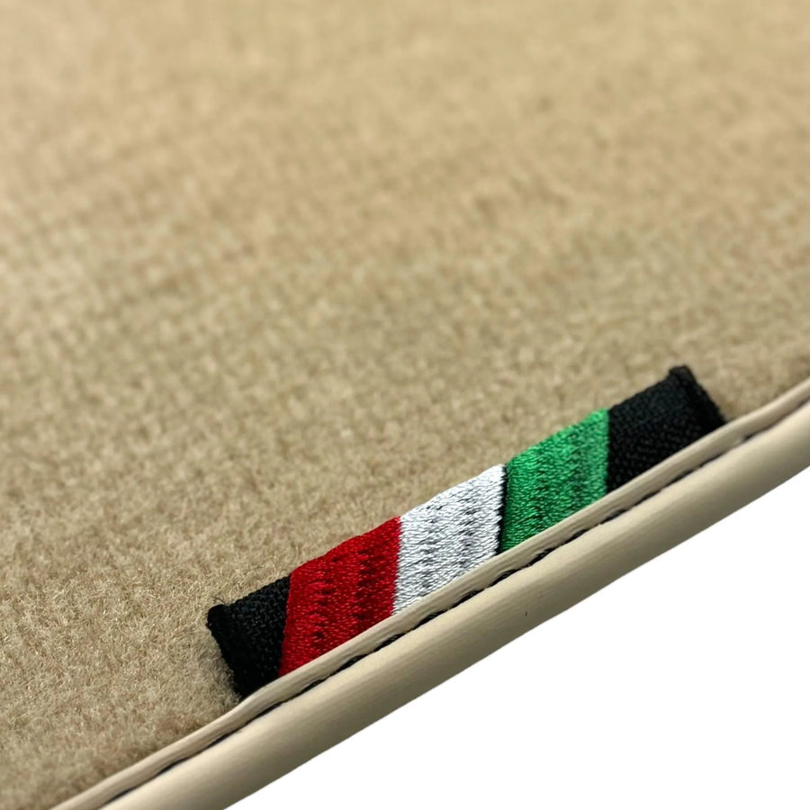Beige Floor Mats for Ferrari 458 Italia (2009-2015) | Italian Edition