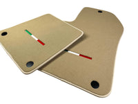 Beige Floor Mats For Ferrari 599 Coupe 2006-2012 Italian Edition - AutoWin
