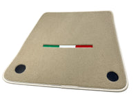 Beige Floor Mats For Ferrari 612 Scaglietti 2005-2011 Italian Edition - AutoWin