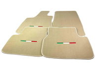 Beige Floor Mats For Maserati Levante (2017-2023) Italy Edition - AutoWin