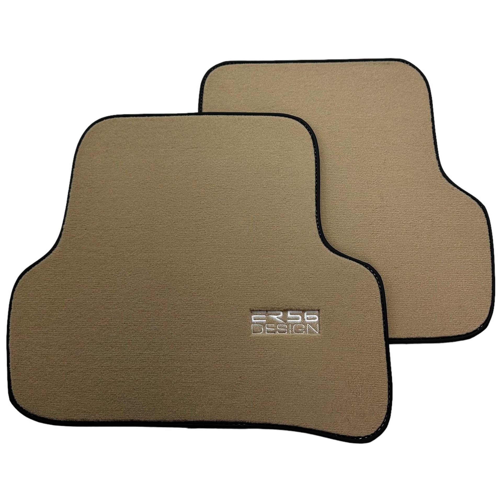 Beige Floor Mats For Mercedes-Benz C-Class W204 (2007-2014) - AutoWin