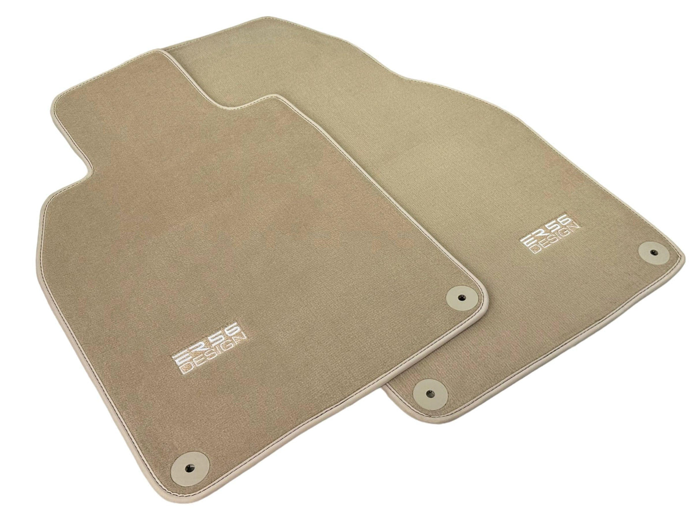 Beige Floor Mats for Porsche 718 Cayman (2017-2023) | Er56 Design - AutoWin