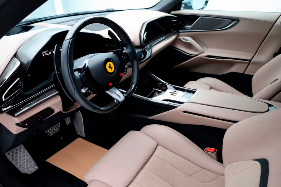 Alfombrillas de coche beige para Ferrari SF90 Stradale