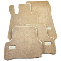 Beige Luxury Floor Mats for Mercedes Benz C-Class S206 Wagon (2021-2023) Hybrid | ER56 Design - AutoWin