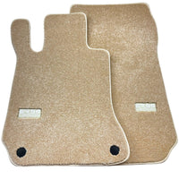 Beige Luxury Floor Mats for Mercedes Benz C-Class S206 Wagon (2021-2023) Hybrid | ER56 Design - AutoWin