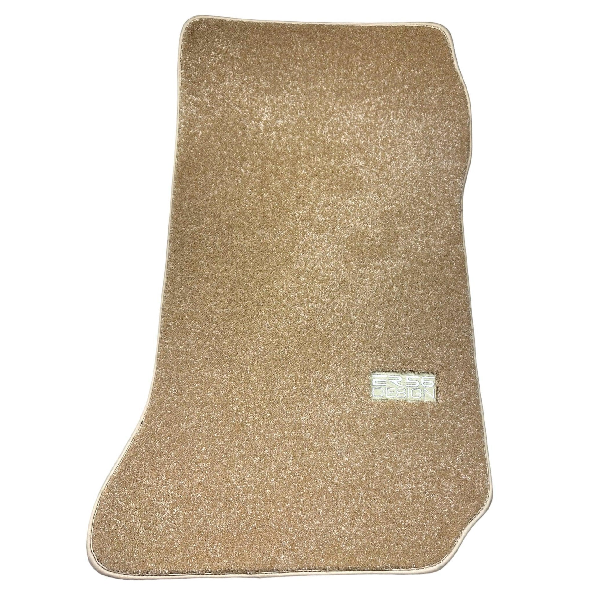 Beige Luxury Floor Mats for Mercedes Benz C-Class S206 Wagon (2021-2023) Hybrid | ER56 Design - AutoWin