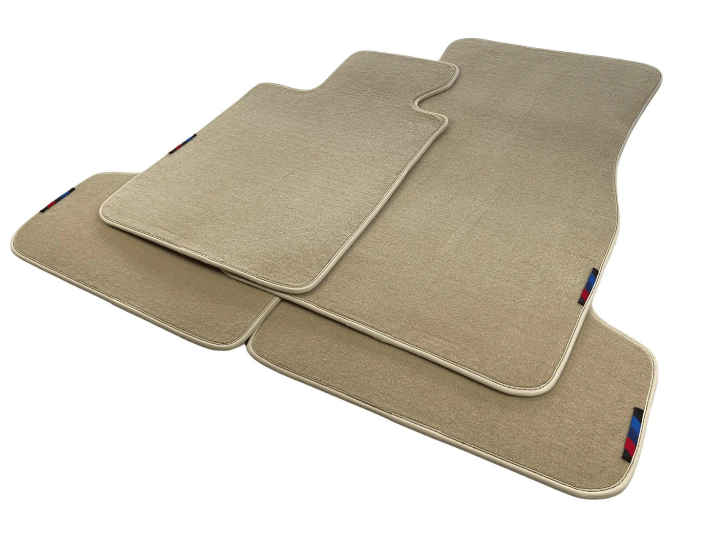Beige Mats For BMW M5 E34 With M Package - AutoWin